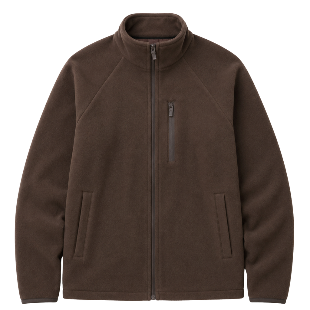 Fleecejacke Damen braun