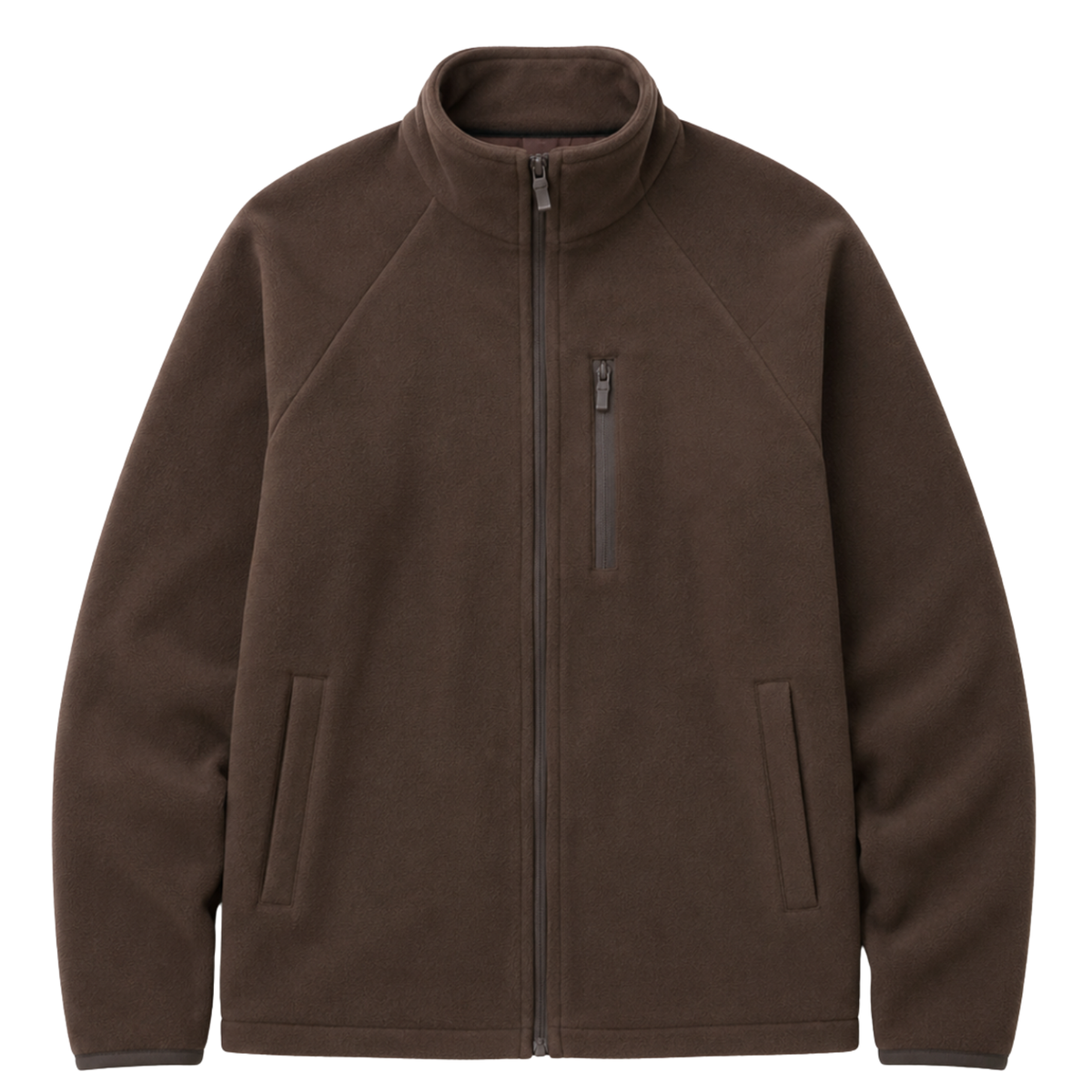 Fleecejacke Damen braun