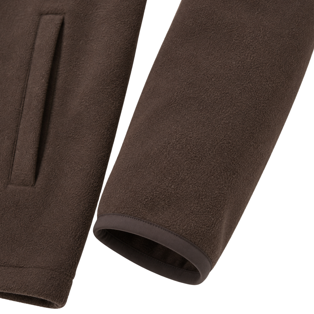Fleecejacke Damen braun
