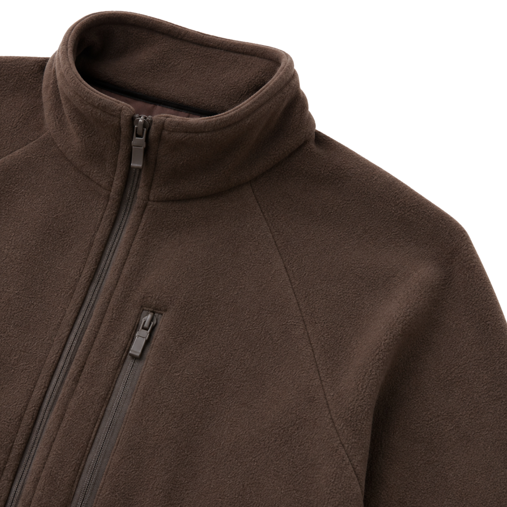 Fleecejacke Damen braun