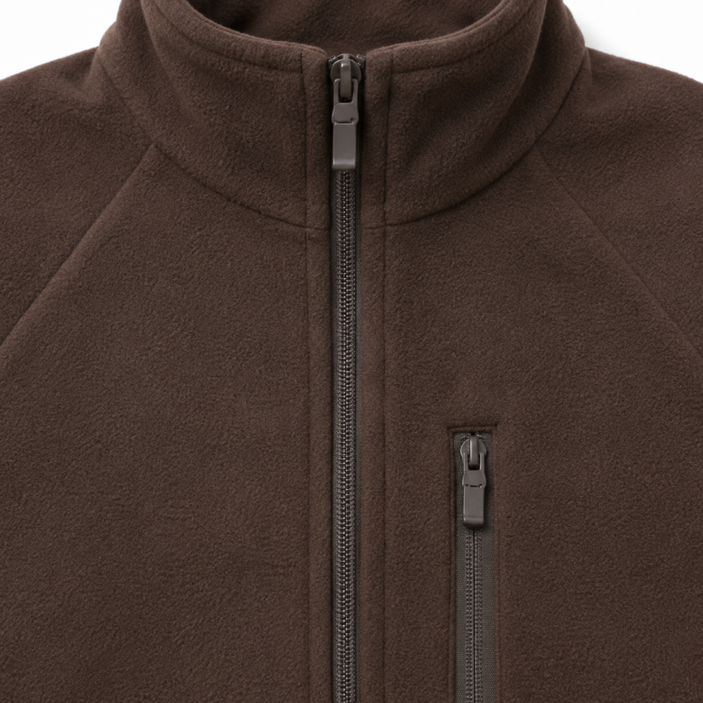 Fleecejacke Damen braun