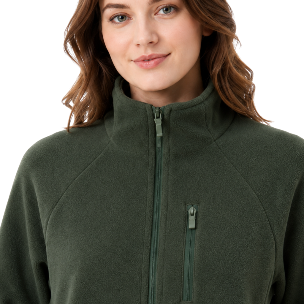 Fleecejacke Damen grün