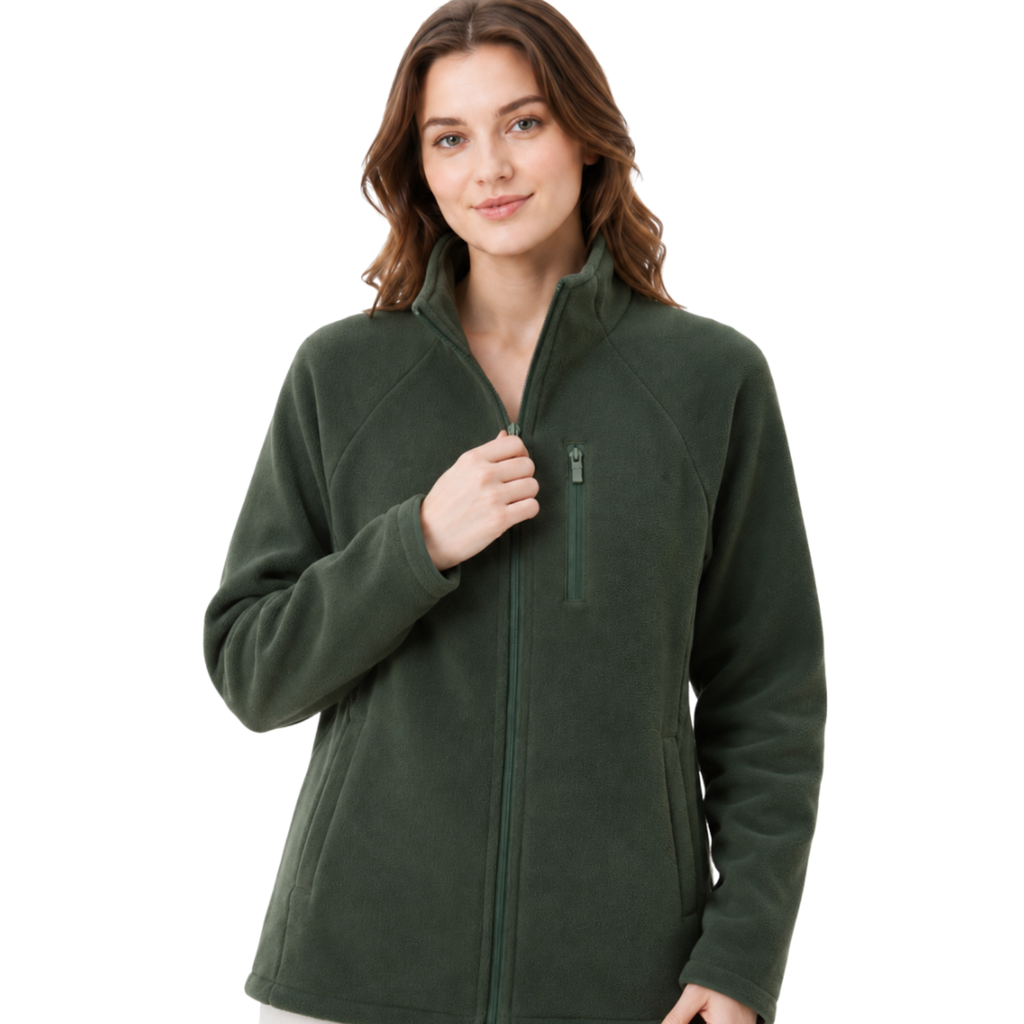 Fleecejacke Damen grün