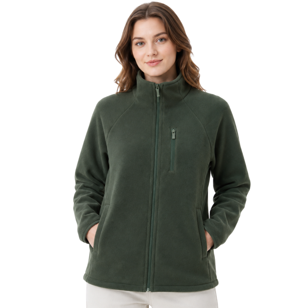 Fleecejacke Damen grün