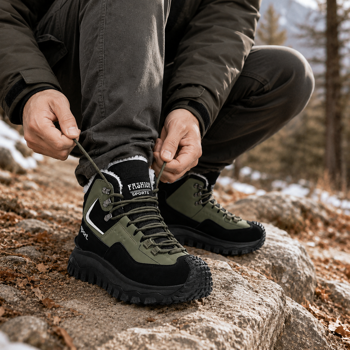 Warme bergschuhe herren