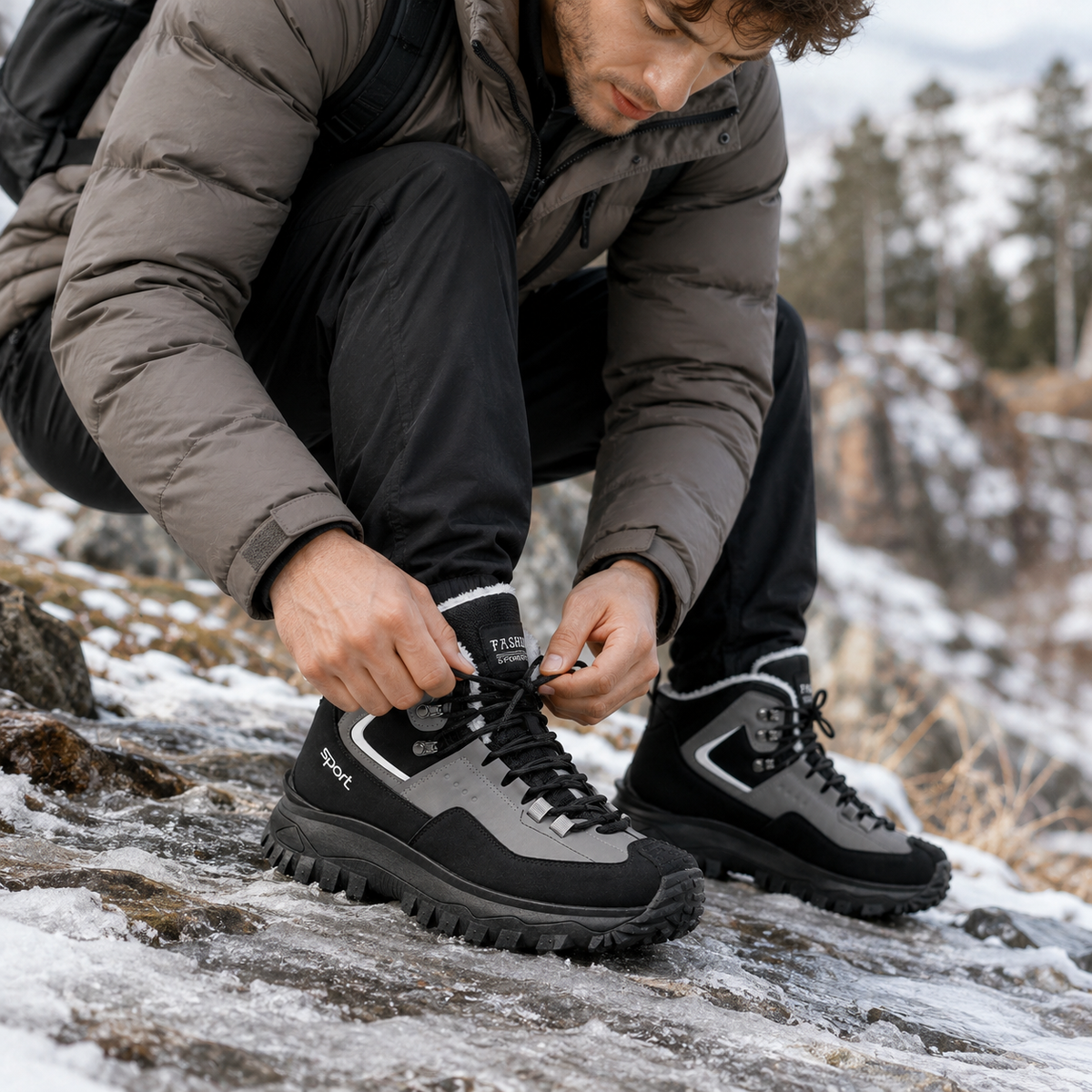 Warme bergschuhe herren