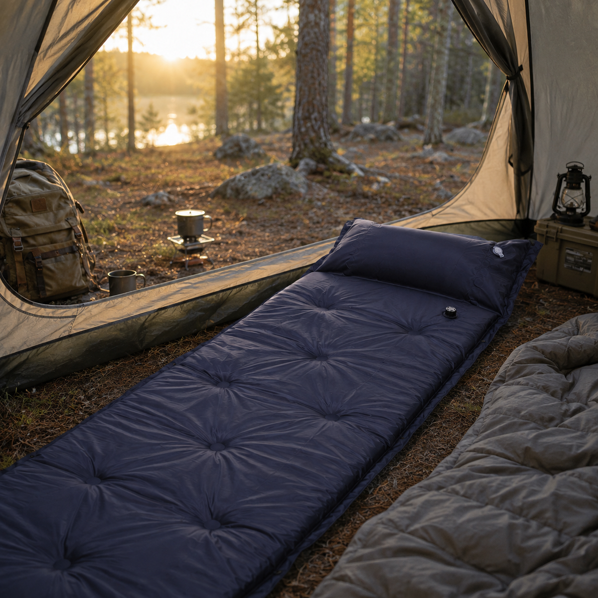 Selbstaufblasende isomatte outdoor