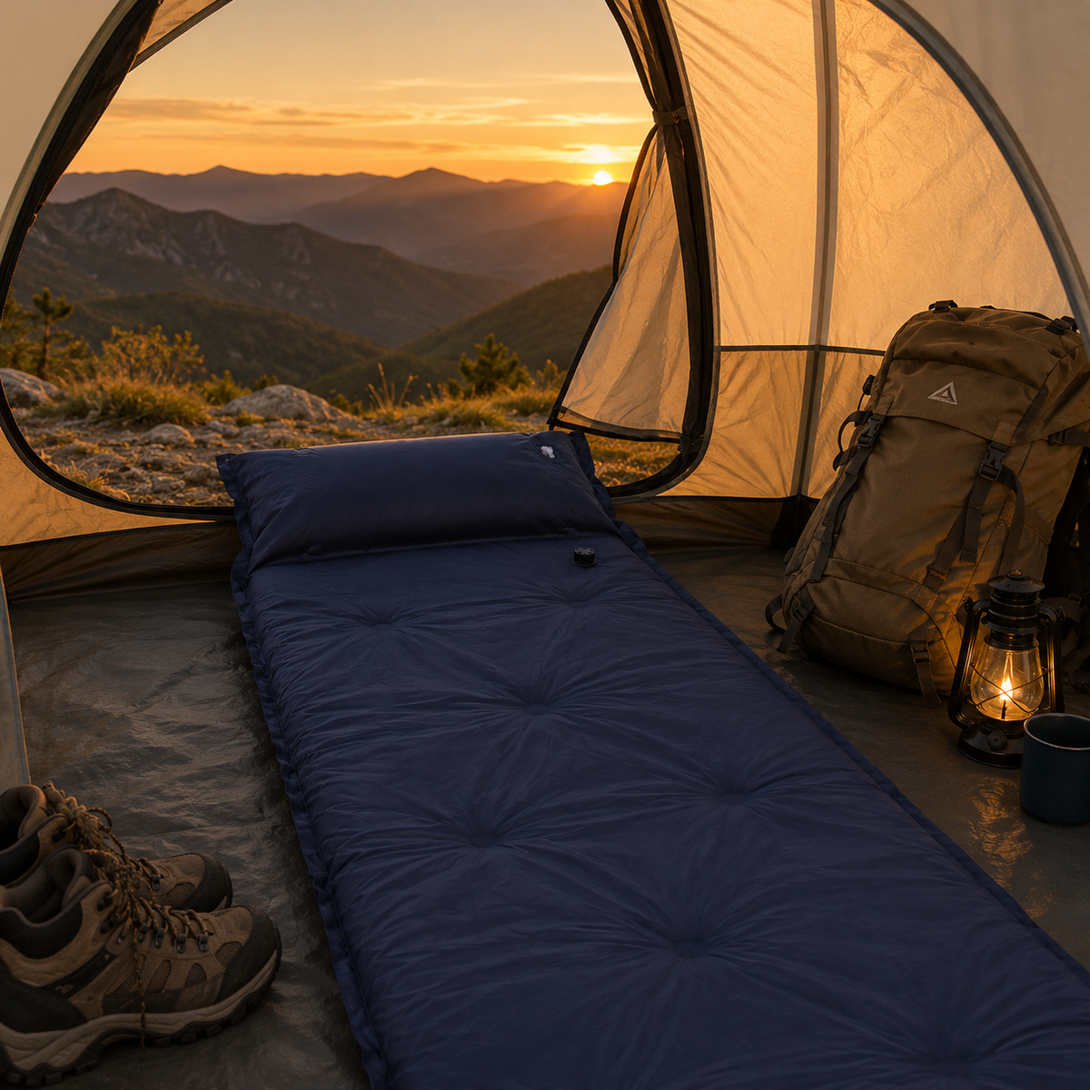 Selbstaufblasende isomatte outdoor