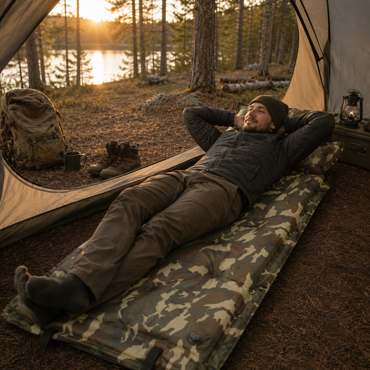 Selbstaufblasende isomatte outdoor