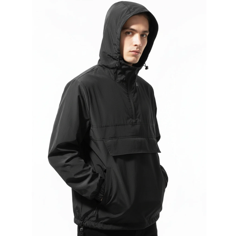 Half zip windbreaker herren
