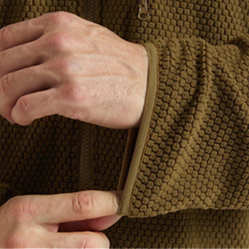 Fleecejacke Herren mit Kapuze