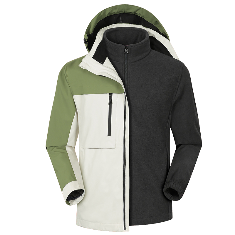 Hardshelljacke mit fleece