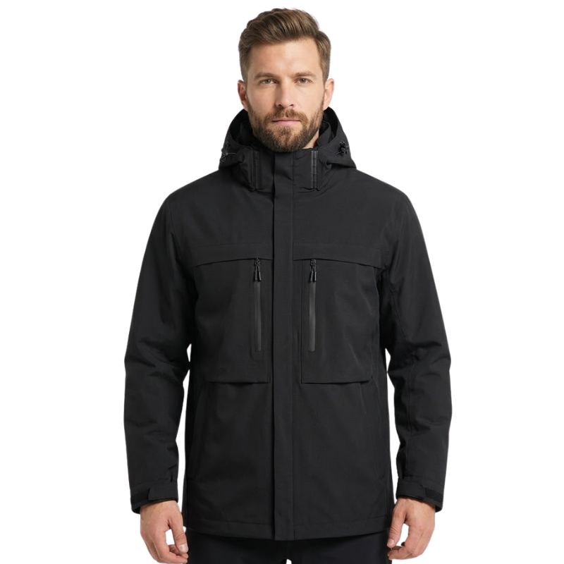 Hardshelljacke mit fleece