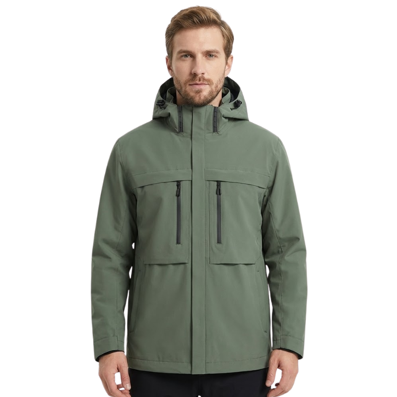 Hardshelljacke mit fleece