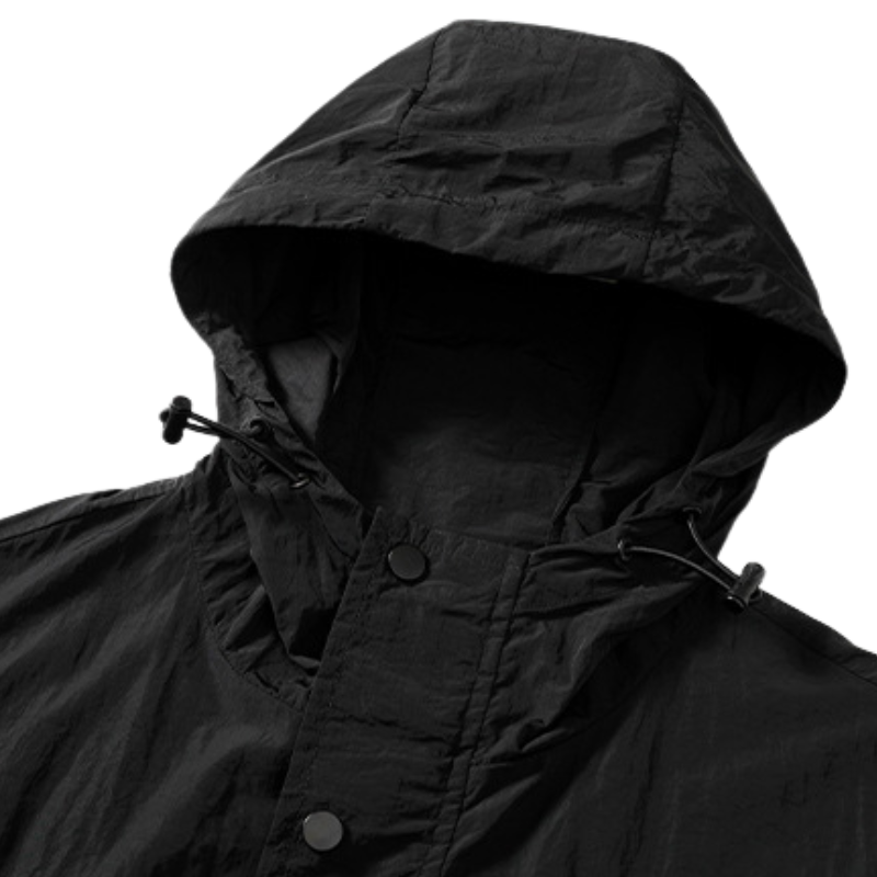 Windbreaker hoodie herren