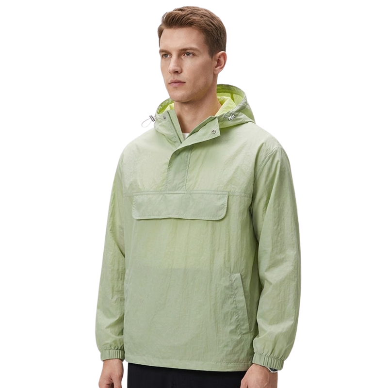 Windbreaker hoodie herren