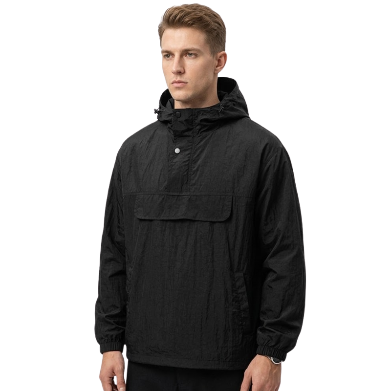 Windbreaker hoodie herren