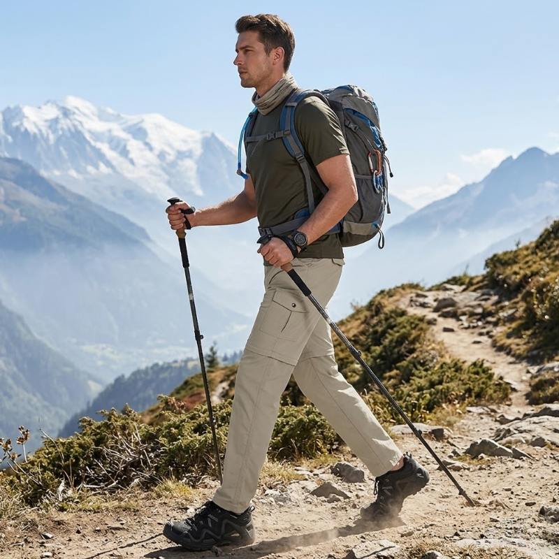 Zip-Off Wanderhose Herren