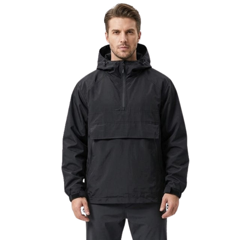 Half zip windbreaker herren