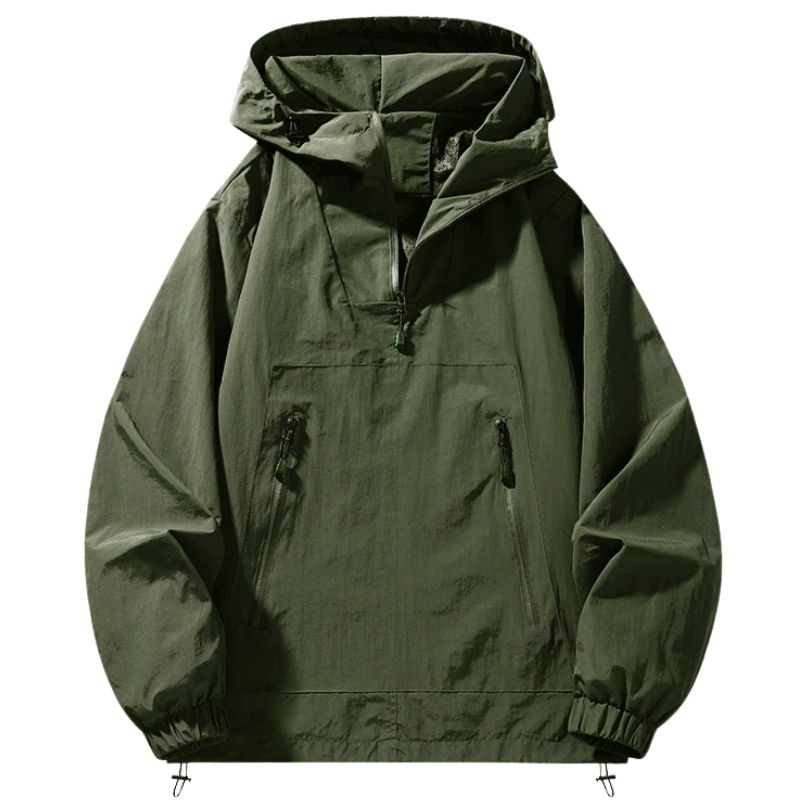 Half zip windbreaker herren