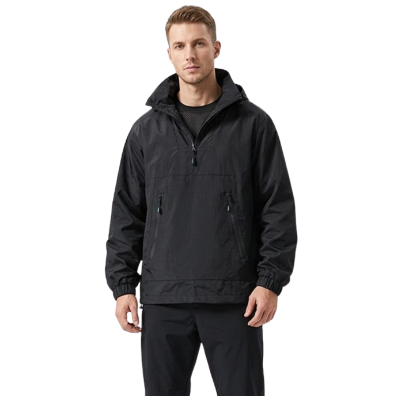Half zip windbreaker herren