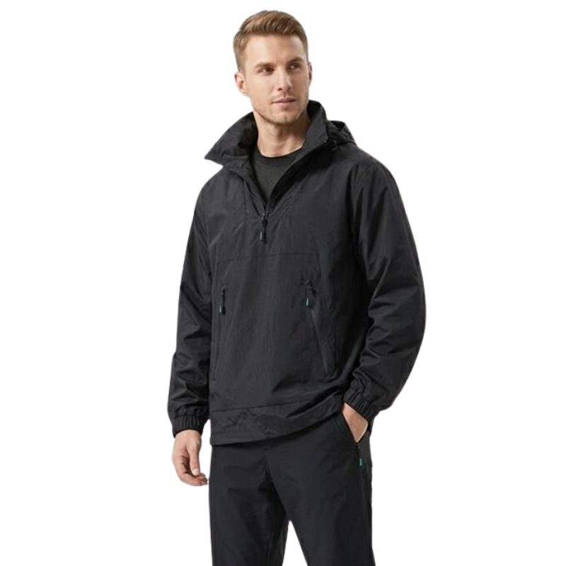 Half zip windbreaker herren