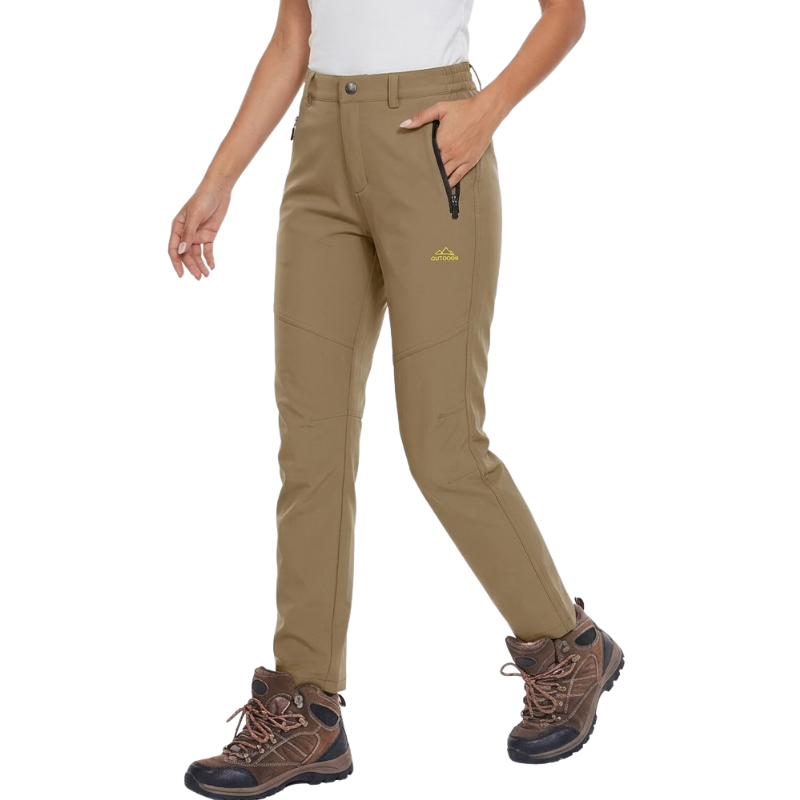 Trekkinghose damen hoher bund