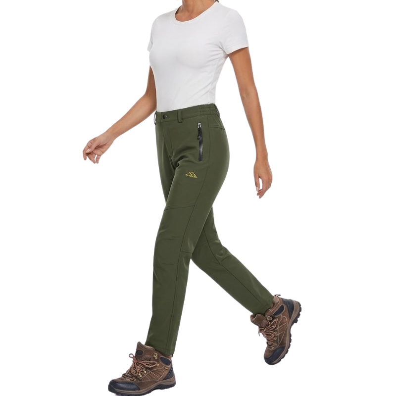 Trekkinghose damen hoher bund