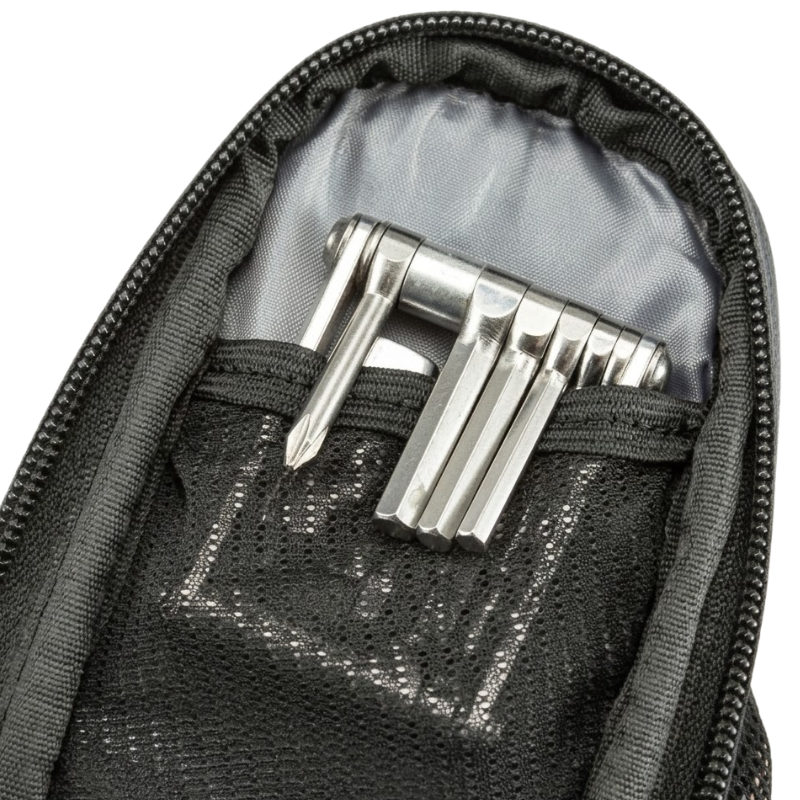 Satteltasche Fahrrad reflektierend mit Flaschenfach
