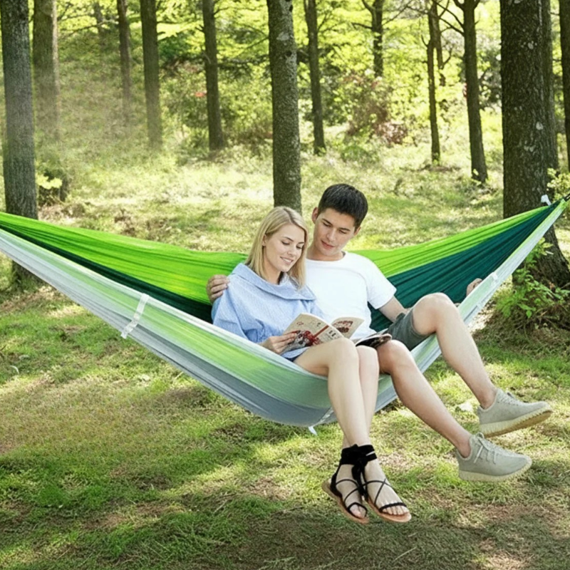 Camping hängematte mit moskitonetz