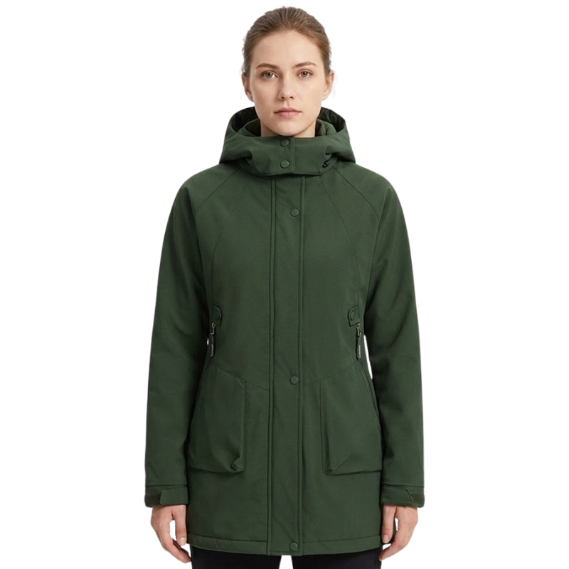 Regenjacke damen lang