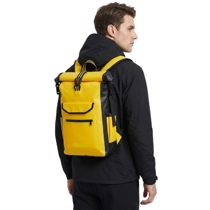 Wasserdichter rucksack gelb