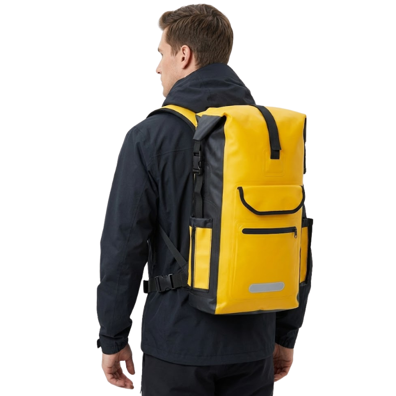 Wasserdichter rucksack gelb