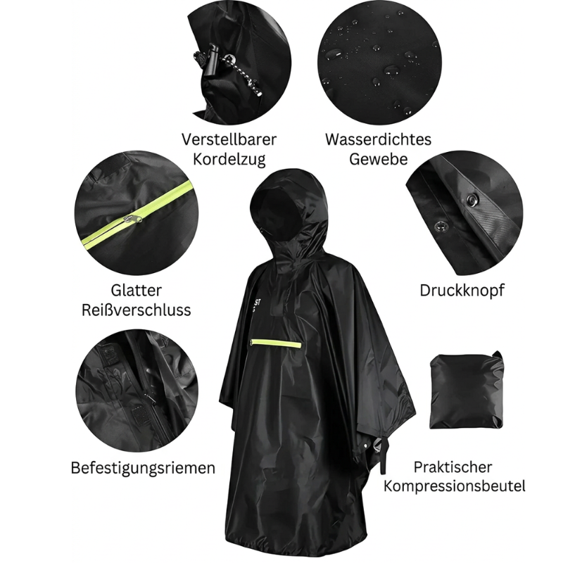 Regenponcho Für Herren
