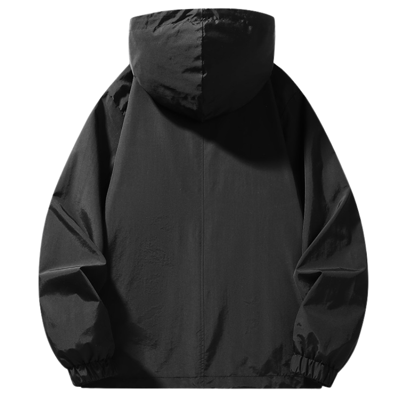 Half zip windbreaker herren