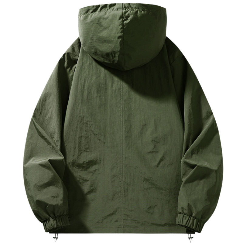 Half zip windbreaker herren
