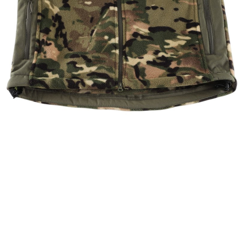 Fleecejacke camo herren Softshell