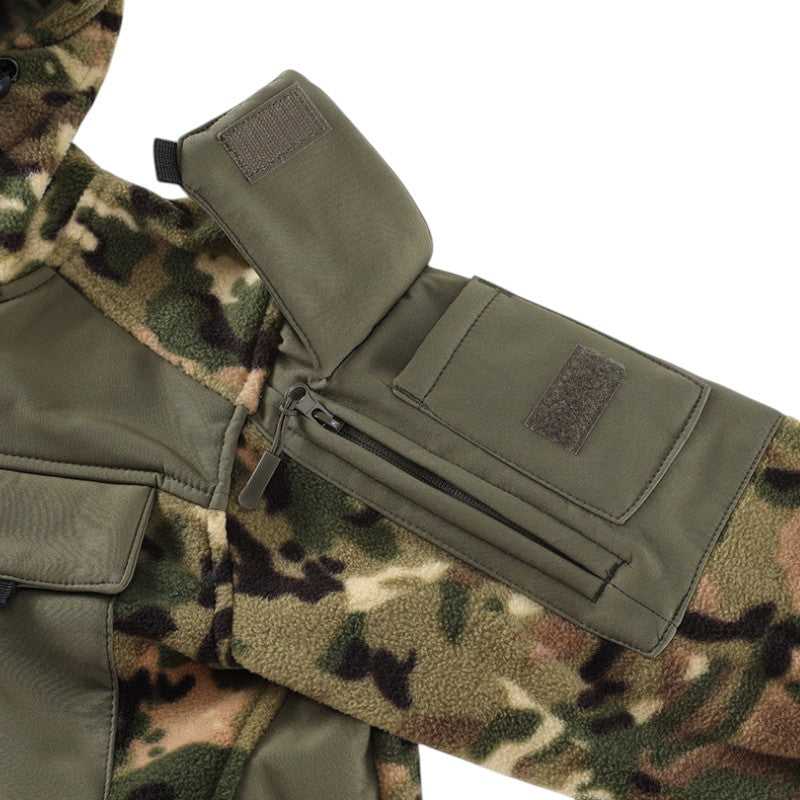 Fleecejacke camo herren Softshell