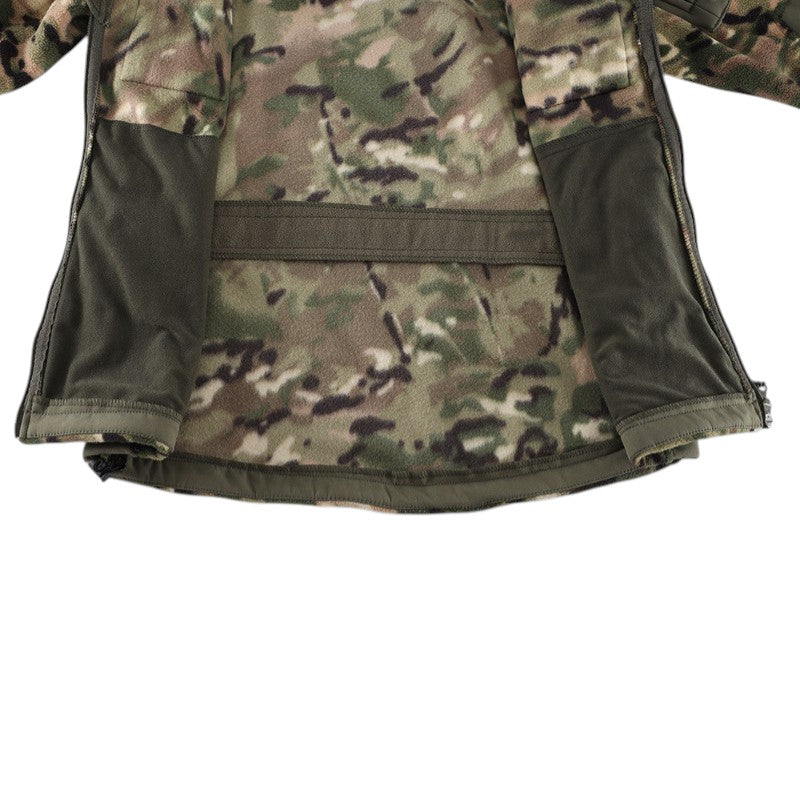 Fleecejacke camo herren Softshell