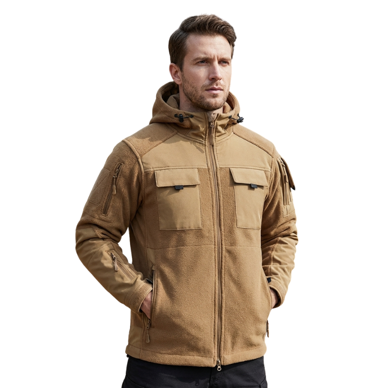 Fleecejacke camo herren Softshell