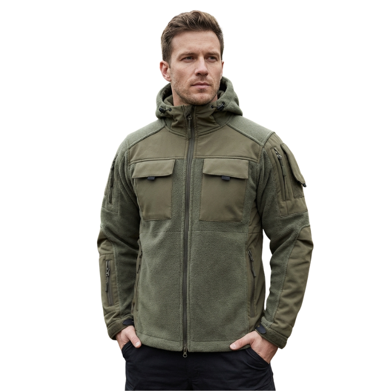 Fleecejacke camo herren Softshell