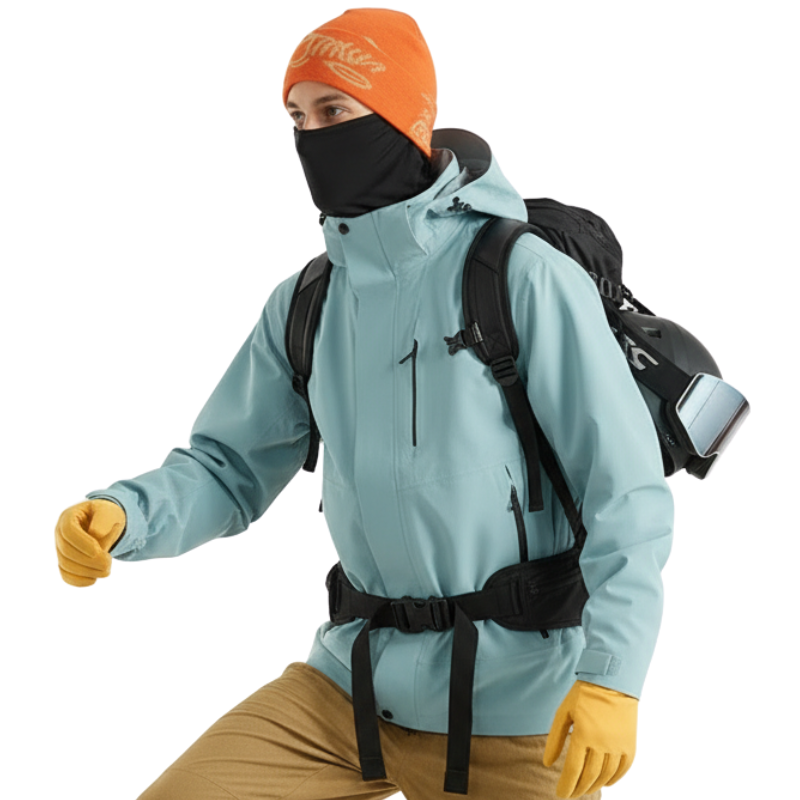 Gefüllte hardshelljacke