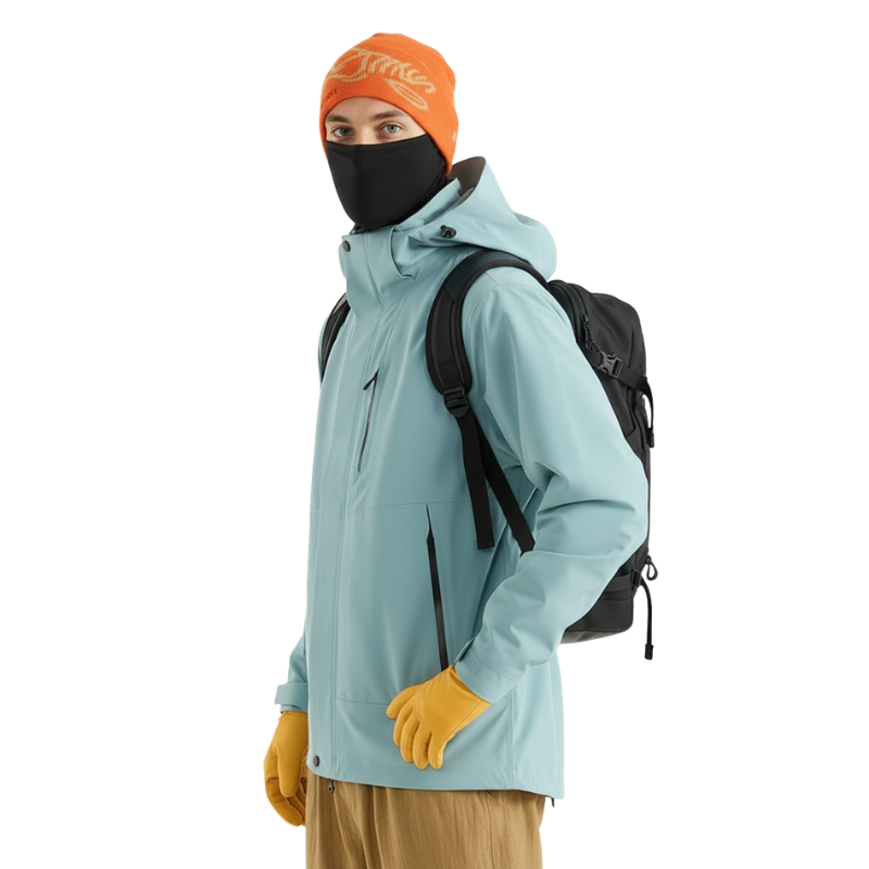 Gefüllte hardshelljacke