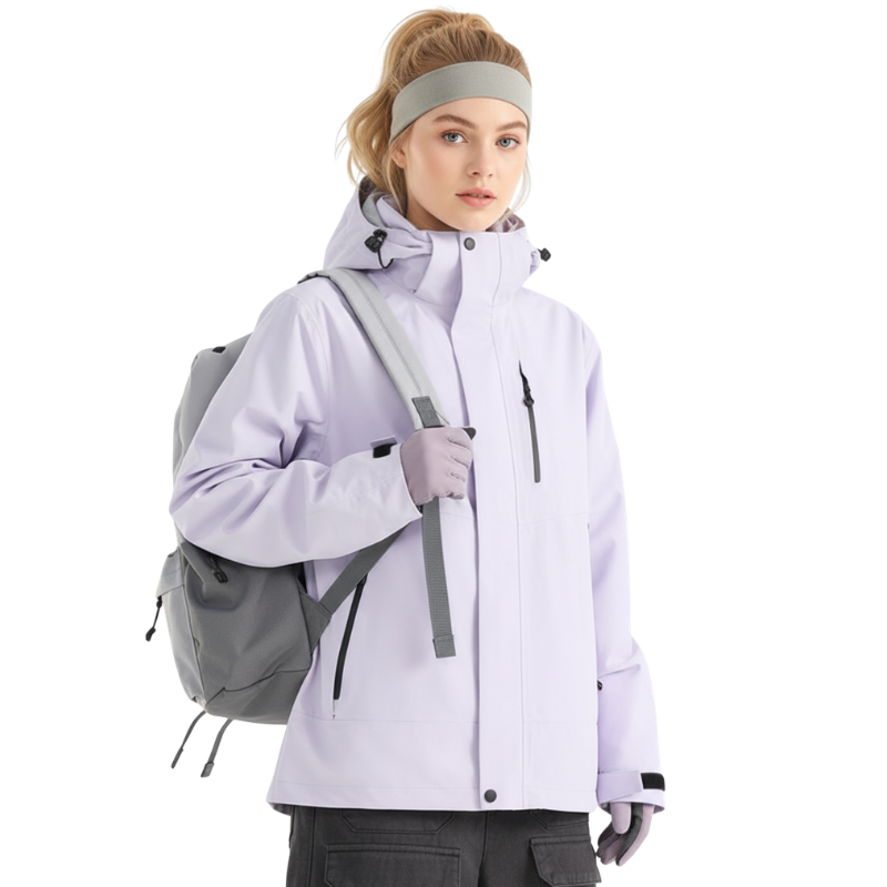 Gefüllte hardshelljacke