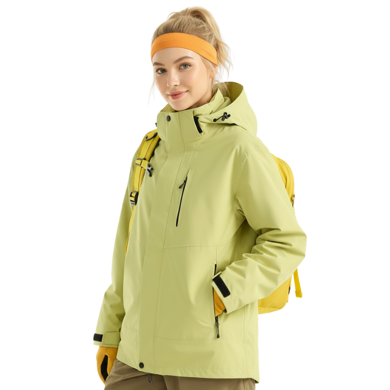 Gefüllte hardshelljacke