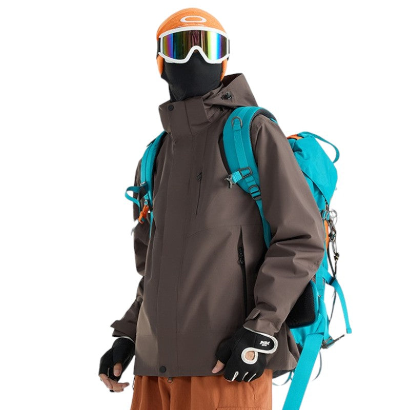 Gefüllte hardshelljacke