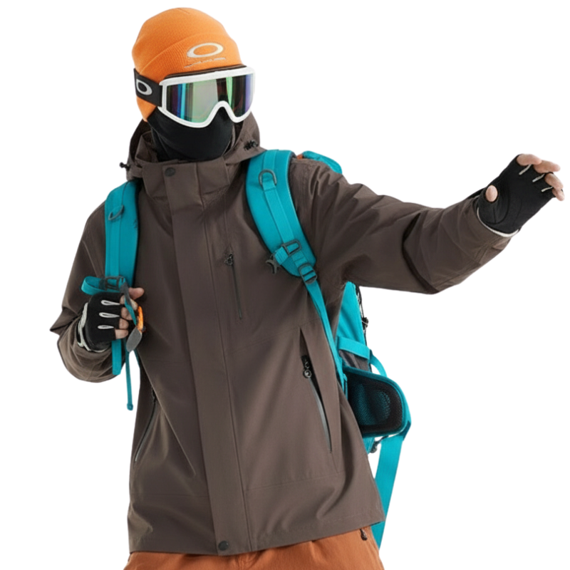 Gefüllte hardshelljacke