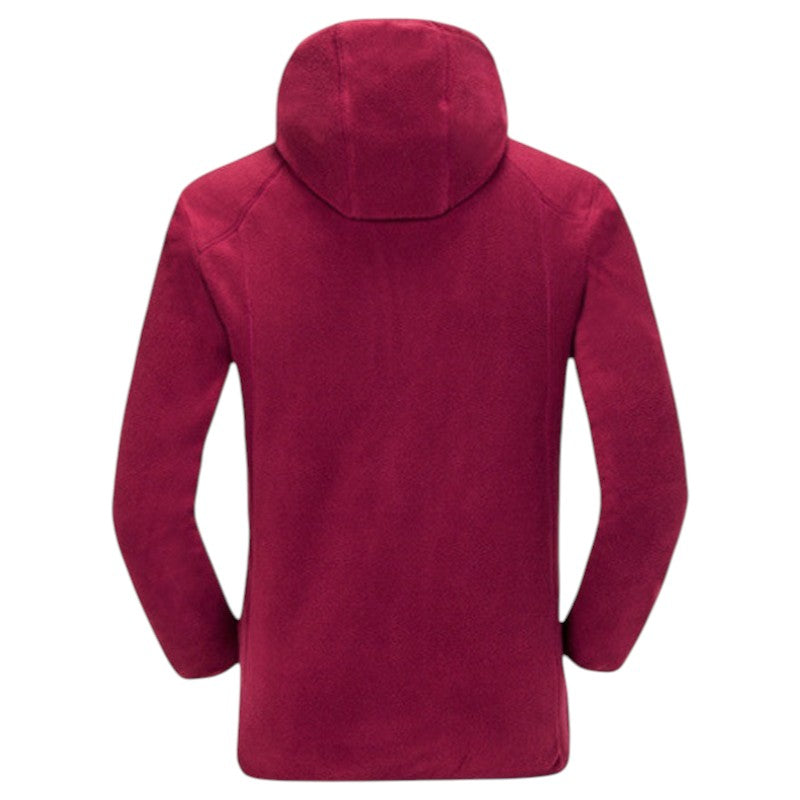 Fleecejacke Damen mit Kapuze