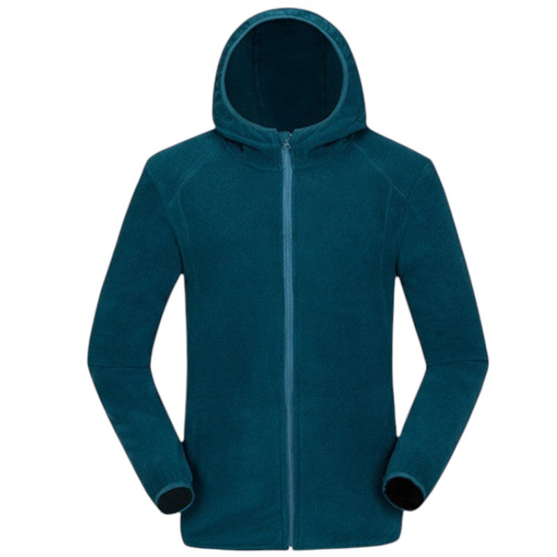 Fleecejacke Damen mit Kapuze