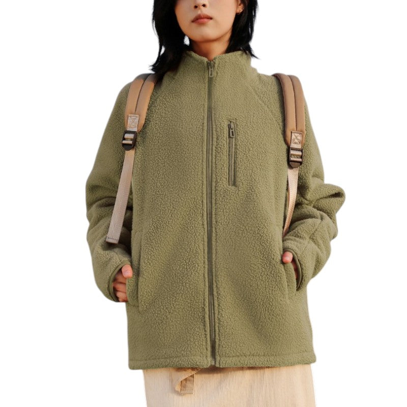 Teddy fleecejacke damen